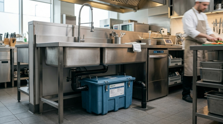 Grease Trap Fiber BIOVIA Grease Trap Fiber BIOVIA — penangkap lemak untuk dapur MBG, SPPG, restoran, dan industri makanan