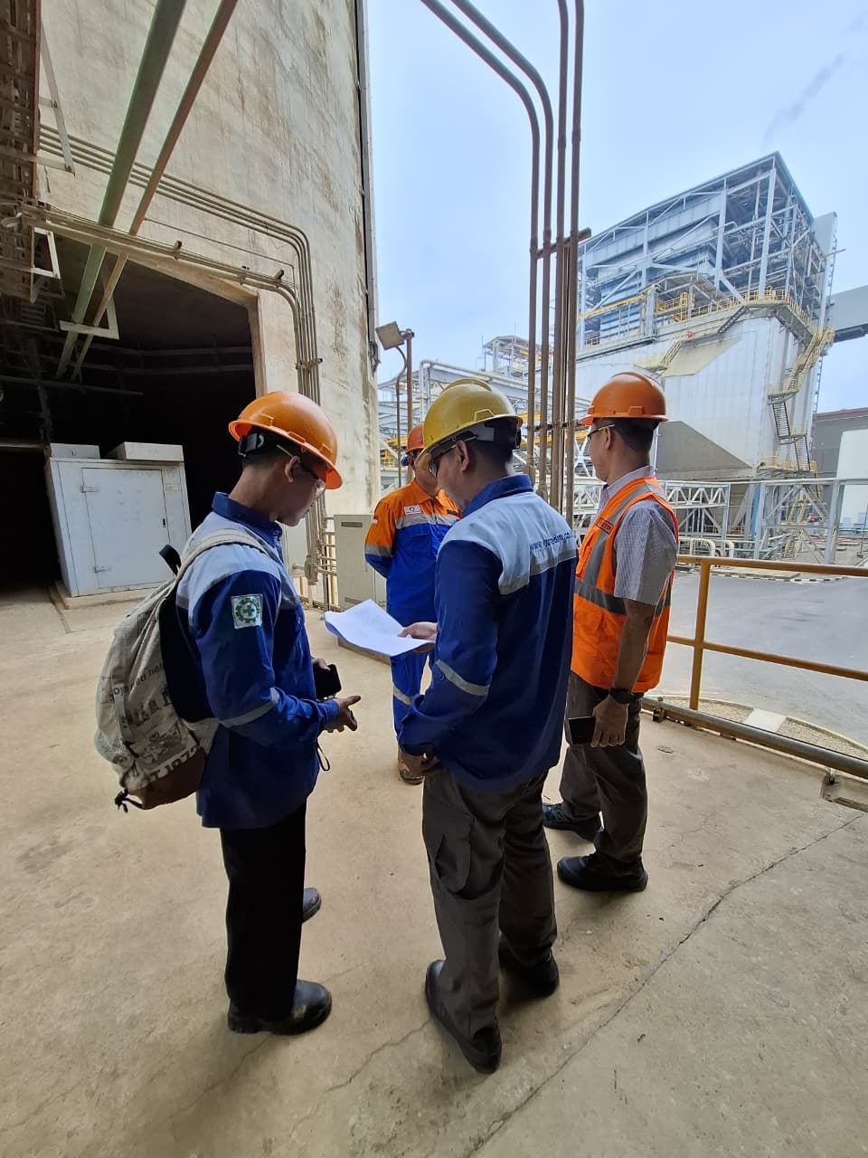 Tim Engineer PT Yuan Adam Energi di Proyek IPAL