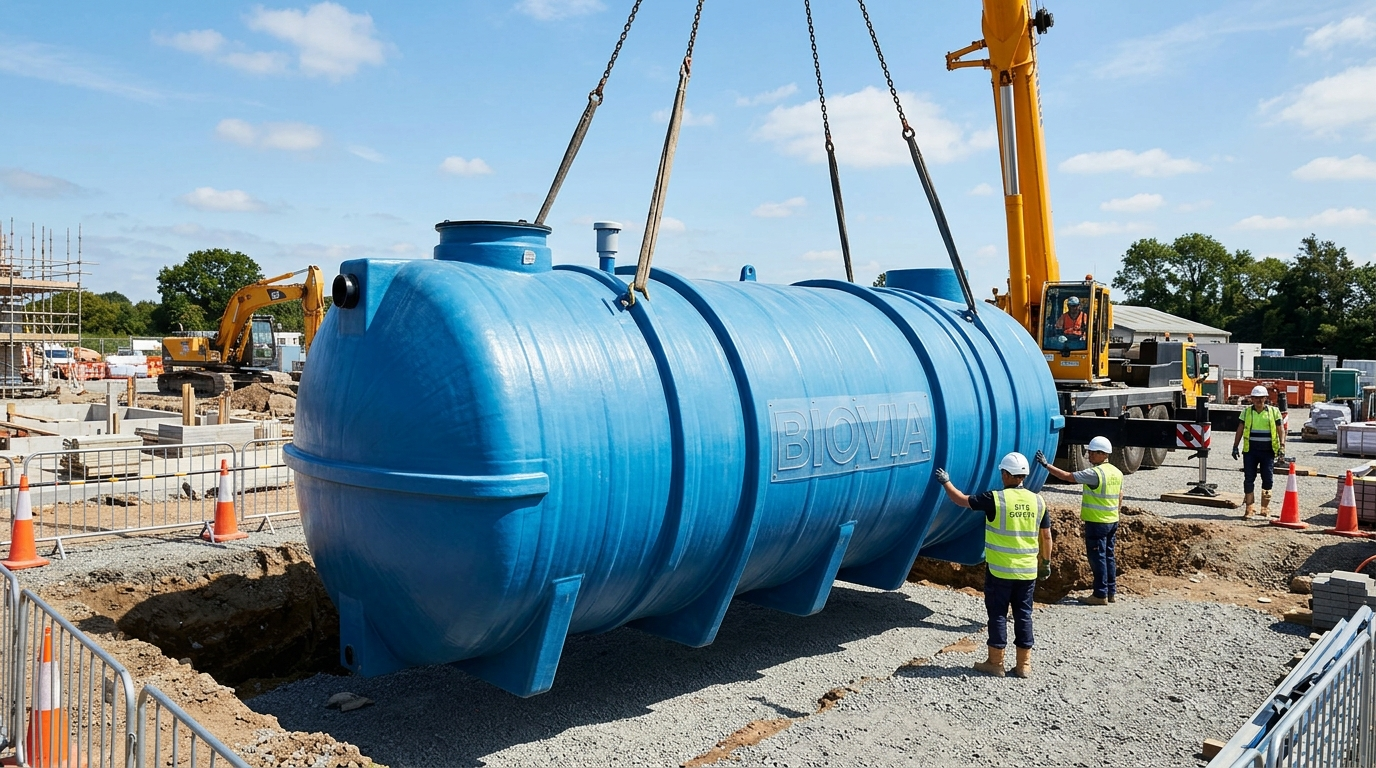 STP Bio Tank Premium FRP untuk gedung komersial