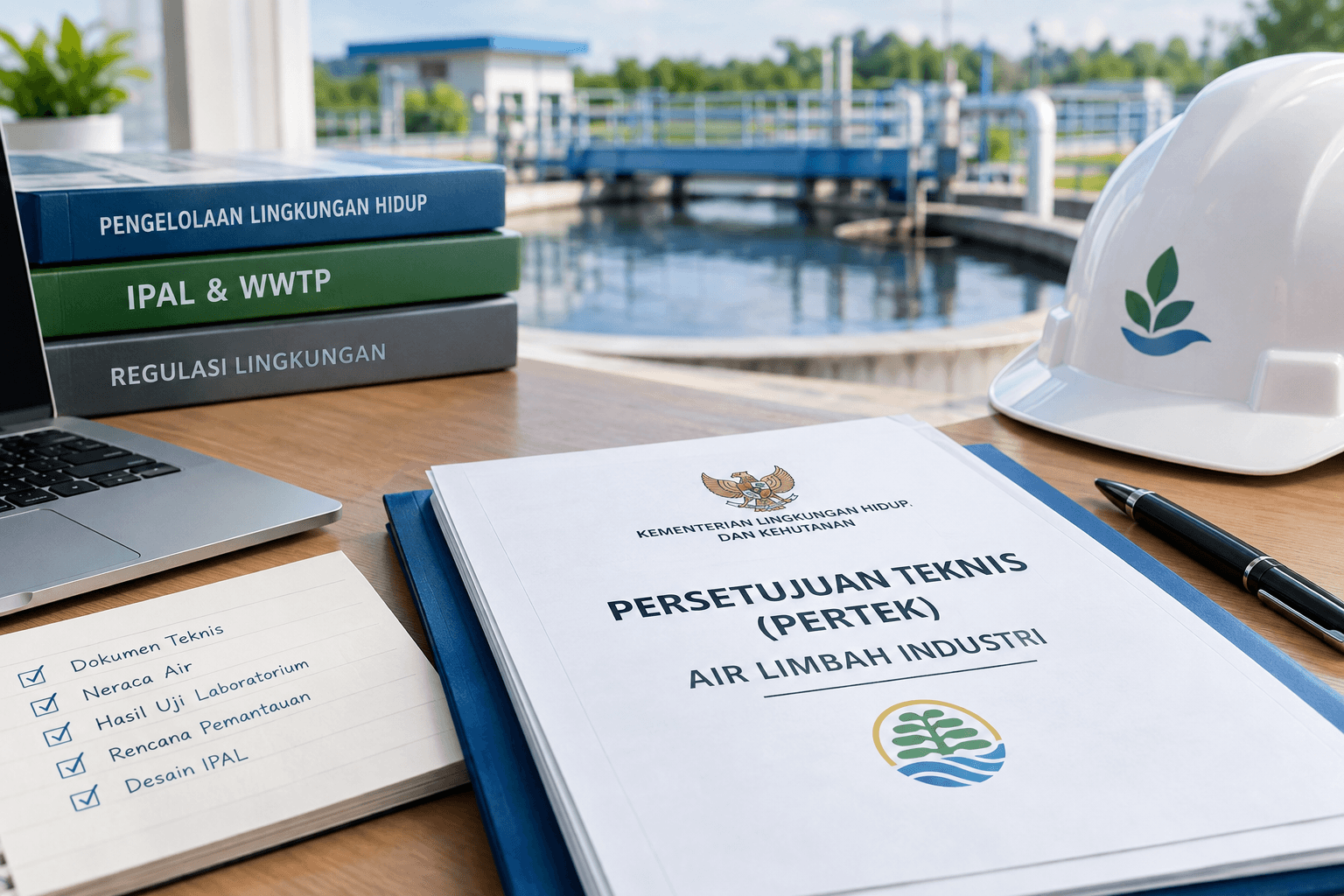 Persetujuan Teknis Air Limbah KLHK — Izin baku mutu IPAL industri