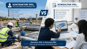 Kontraktor IPAL vs konsultan IPAL — Perbedaan peran dalam proyek WWTP