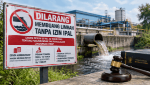 Sanksi buang limbah tanpa IPAL — Peringatan denda dan pidana lingkungan