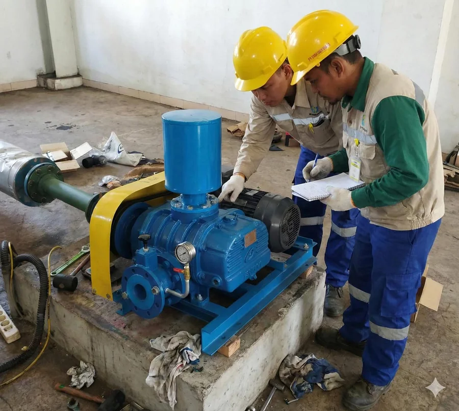 Root Blower TSURUMI - Distributor Indonesia Root blower TSURUMI untuk aerasi IPAL WWTP dan tambak