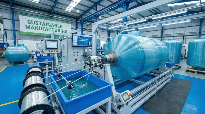 Fasilitas pabrik tangki fiber BIOVIA produsen septic tank bio fiber