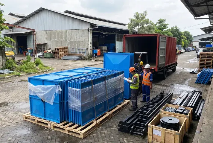 Unit Tangki Air Fiber BIOVIA Siap Kirim Unit tangki fiber BIOVIA siap kirim untuk proyek penyimpanan air gedung
