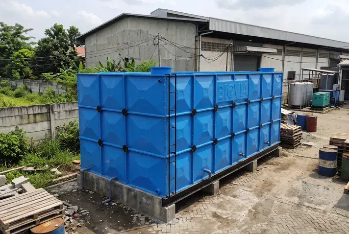 Jual Roof Tank & Ground Tank Panel FRP - Tangki Air BIOVIA Jual Roof Tank FRP BIOVIA tangki air fiber reinforced untuk gedung dan industri